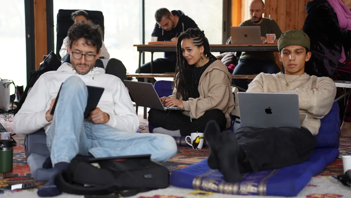 Espace de travail au Shala